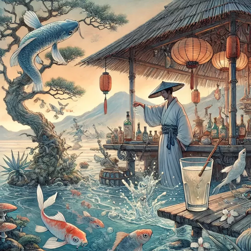 碧波退尽，魚困浅滩。折来堪下冻醪杯打一个生肖，第一解答