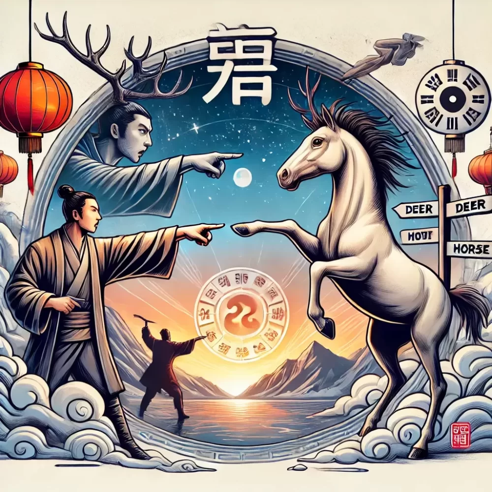 指鹿为马打一个生肖，作答解释