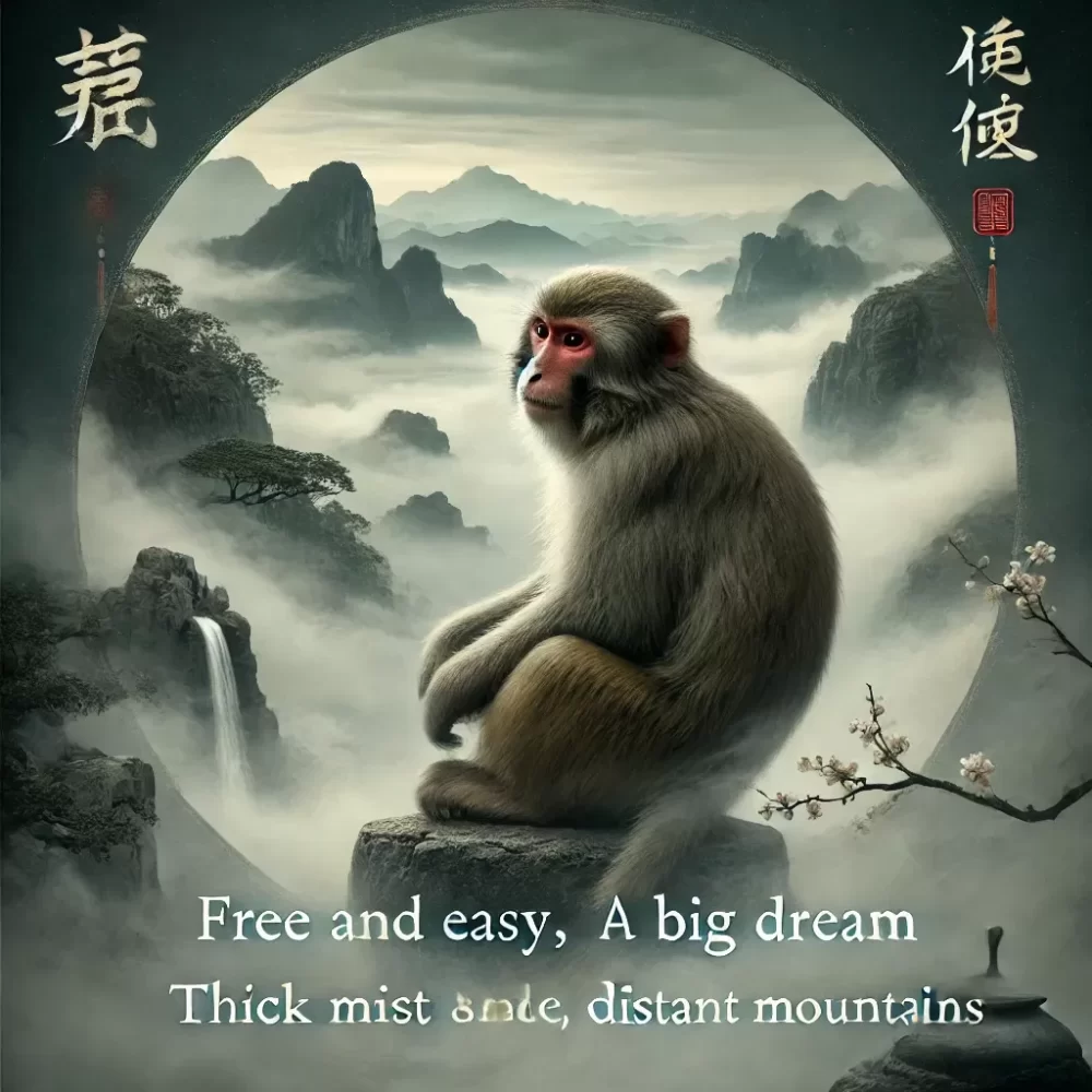 自由自在，大梦一场。雾浓烟重遥山暗指什么生肖，精选解析解释