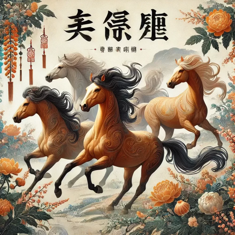 套绳缠牵，时绌举赢，花间五马迎君日打一个正确的生肖，详细解释