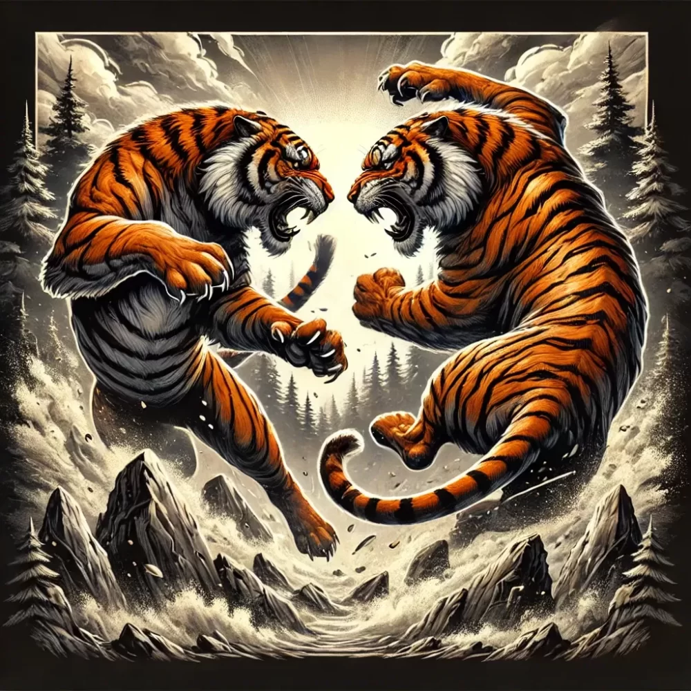 两虎相斗打一生肖动物，答案诠释