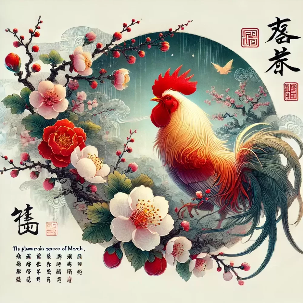 梅雨时节三月春，枝上红花四处飞打一正确的生肖，精选解释