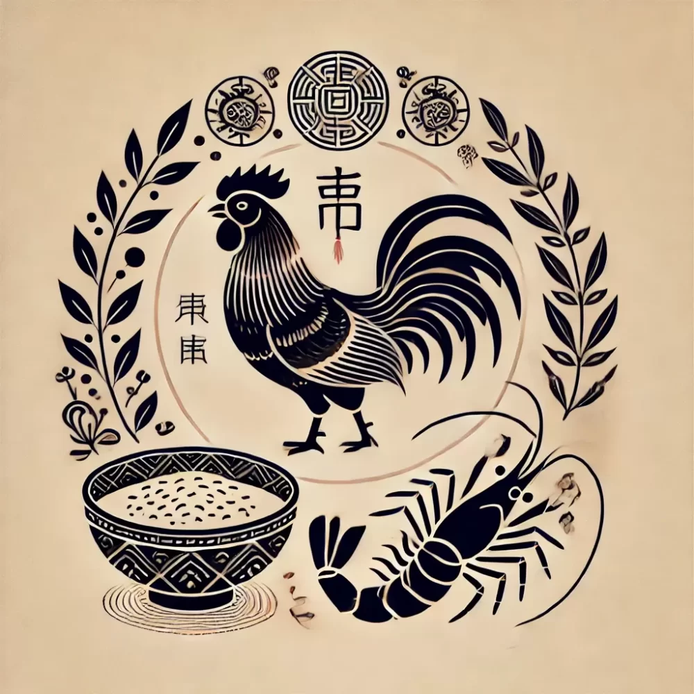 乌鸡汤，黑虎虾和一碗米饭是什么生肖，仔细落实