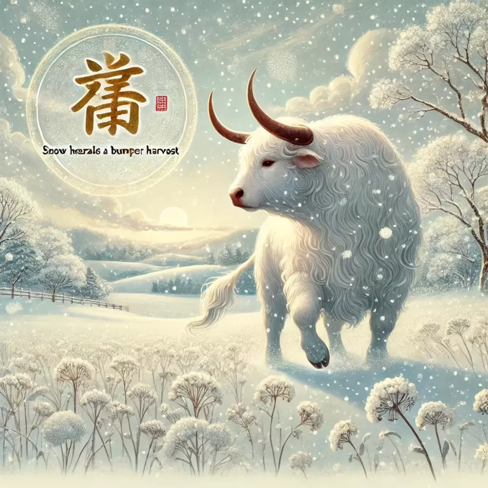 雪兆丰年打一生肖，答案解释诗意落实