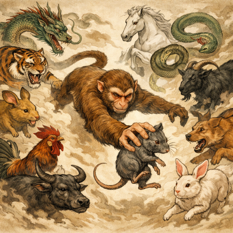 手到擒来打一正确生肖，答案解释