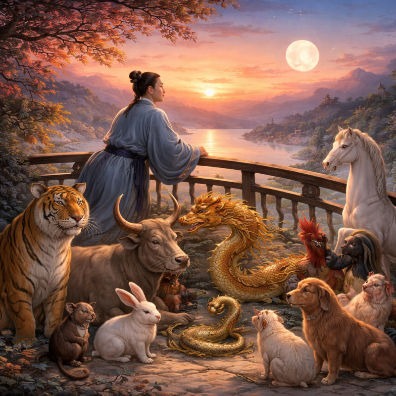 夕阳斗转阑千曲，独倚栏干待月时打一个生肖，刚刚全面解释