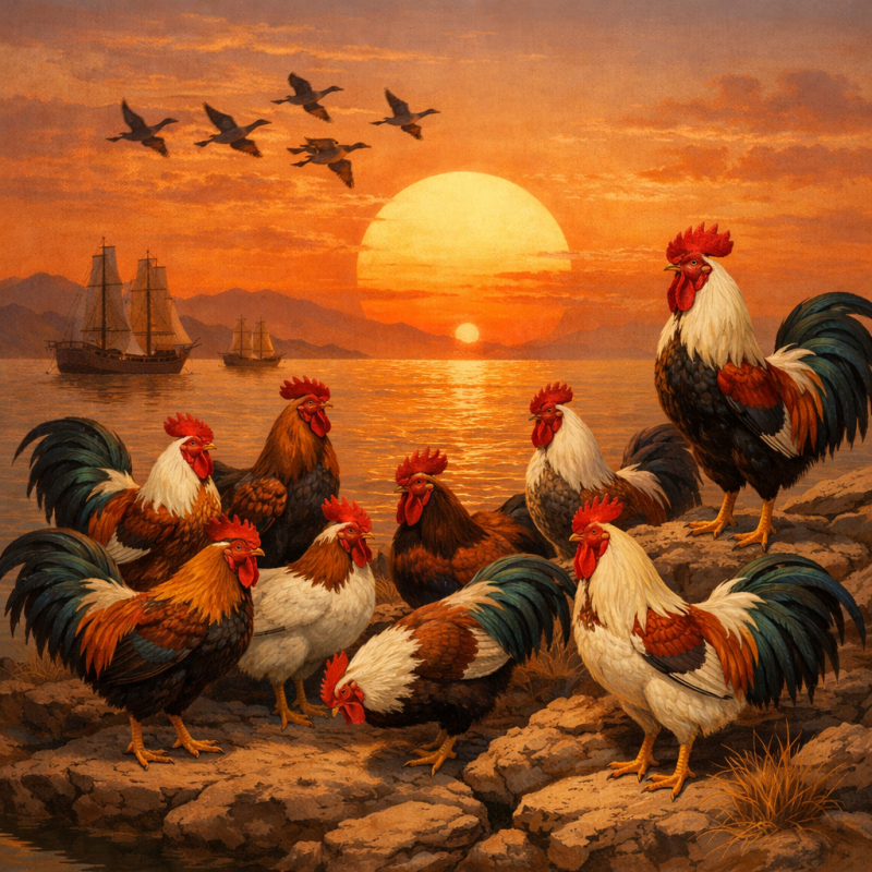 落日飞凫趁远樯打一生肖，精选解读解析