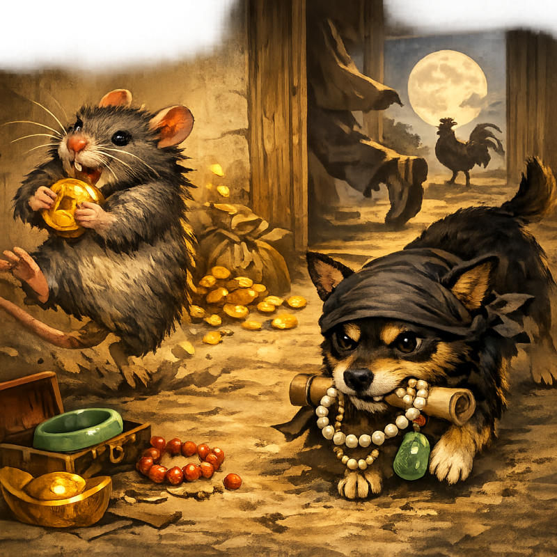 鼠窜狗盗打一个生肖，答案分析