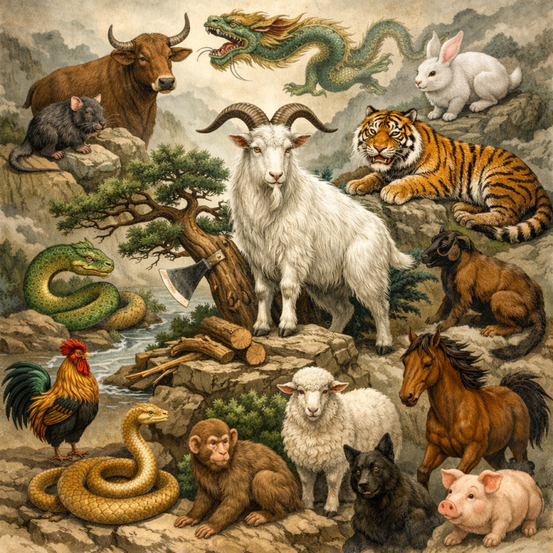 山木自寇打一个准确的生肖，答案解释