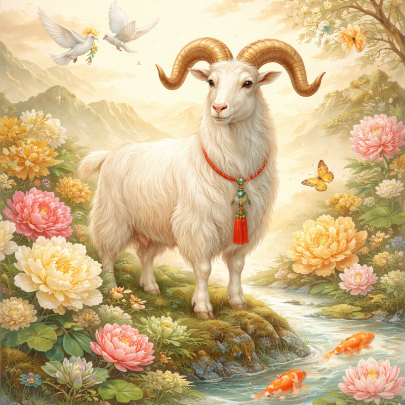 吉祥如意打一生肖，刚刚解答解释