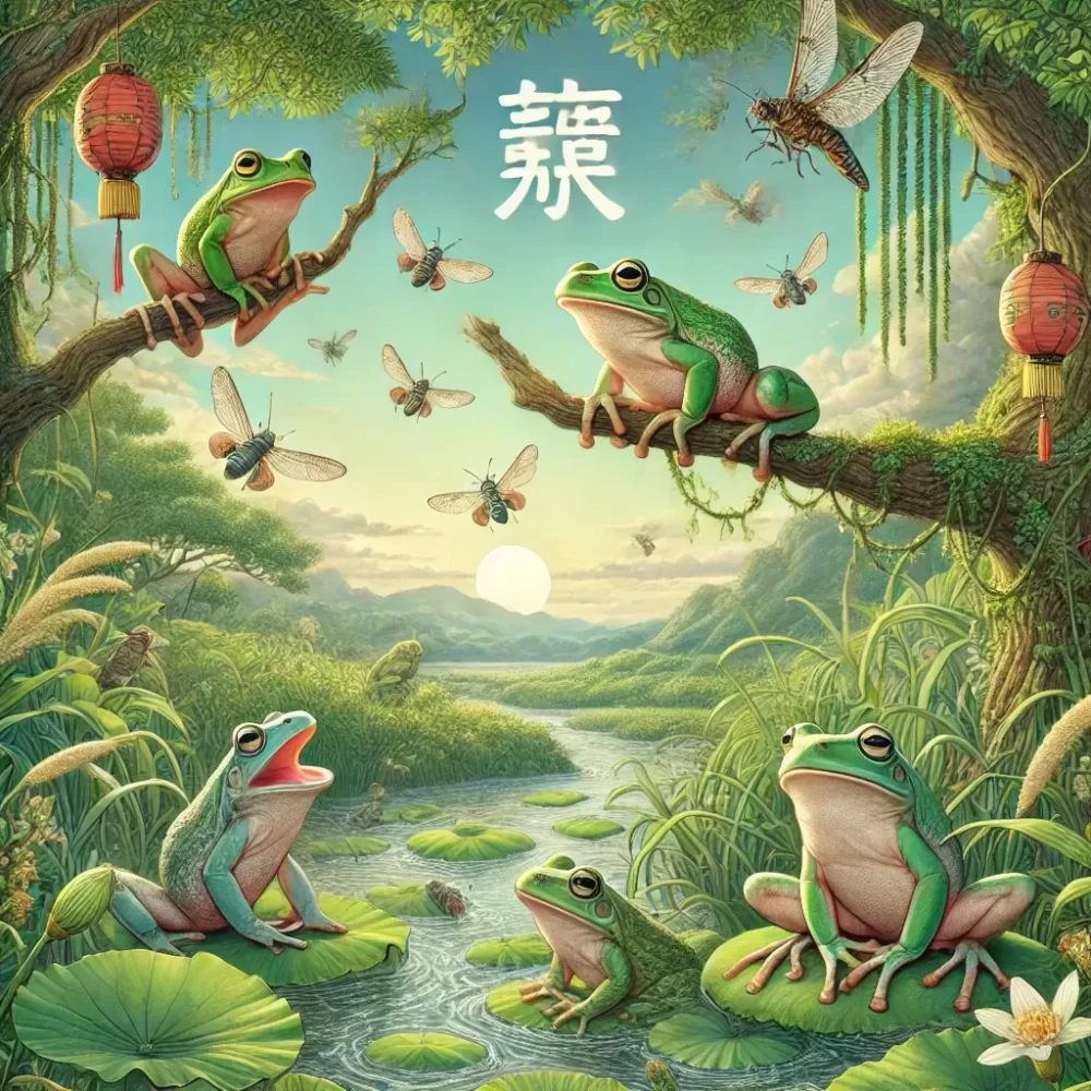 蛙鸣蝉噪打一个生肖，详细解析