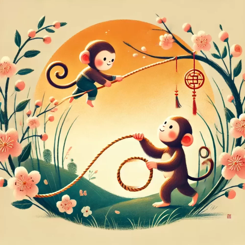 五尺微童，长绳拉扯，移花小槛斗春红指什么生肖，刚刚揭晓