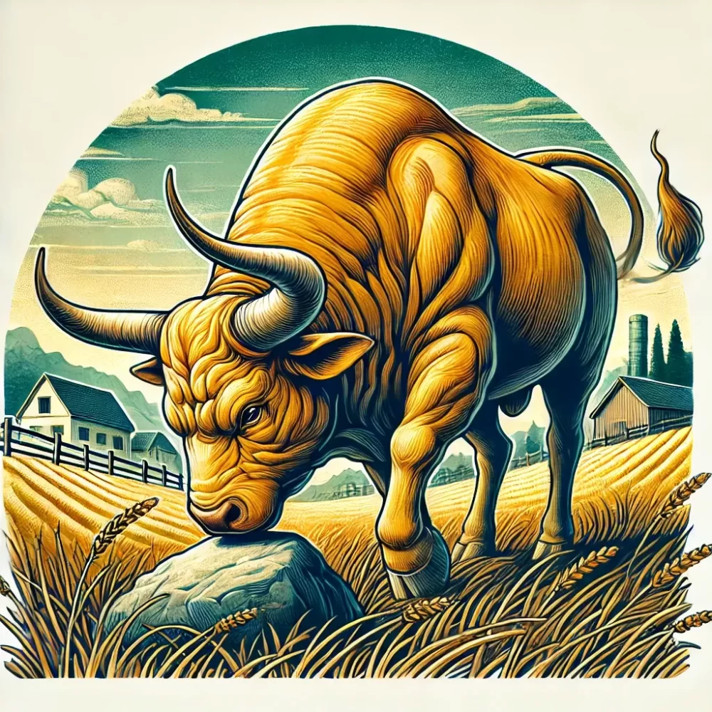 下田黄牛，双角投天，中石嚼草拉不走是什么生肖，科学解析落实