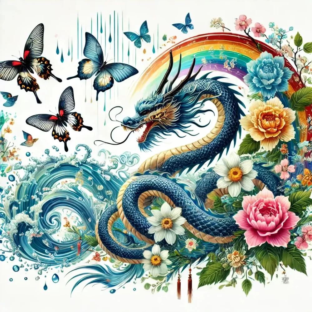 雨润花开蝶燕飞代表什么生肖，权威解释说明