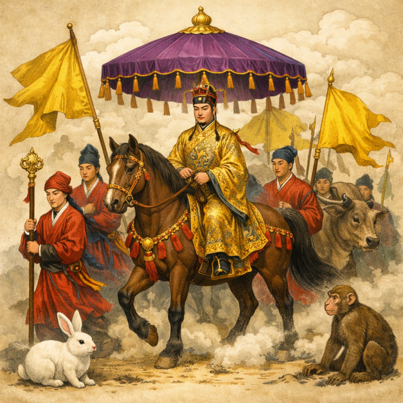 黄旗紫盖打一个生肖，答案释义解释