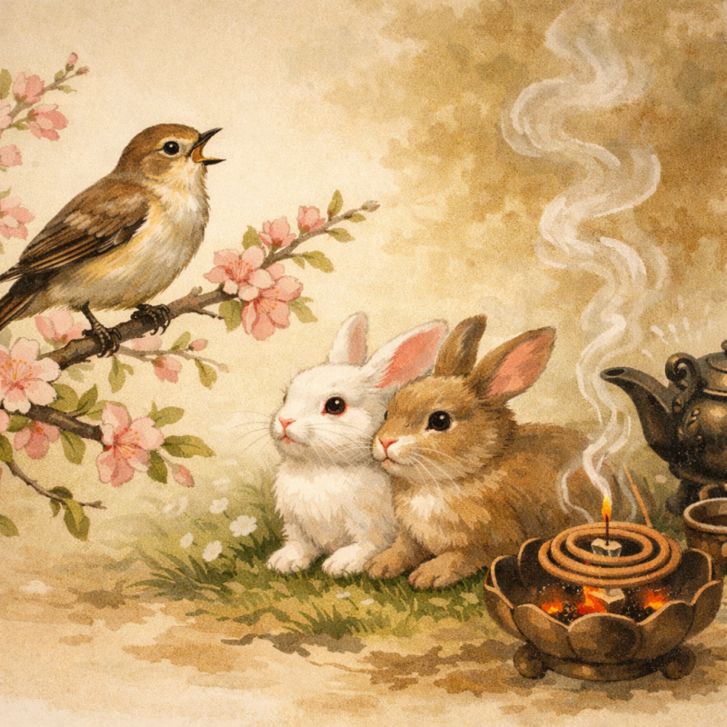 轻啼婉转，唤得芳鄰。殢酒犹烧心字香是什么生肖，答案解释