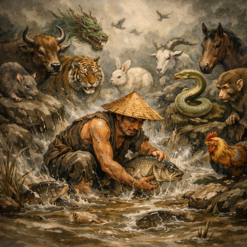 混水摸鱼打一生肖，最新解释