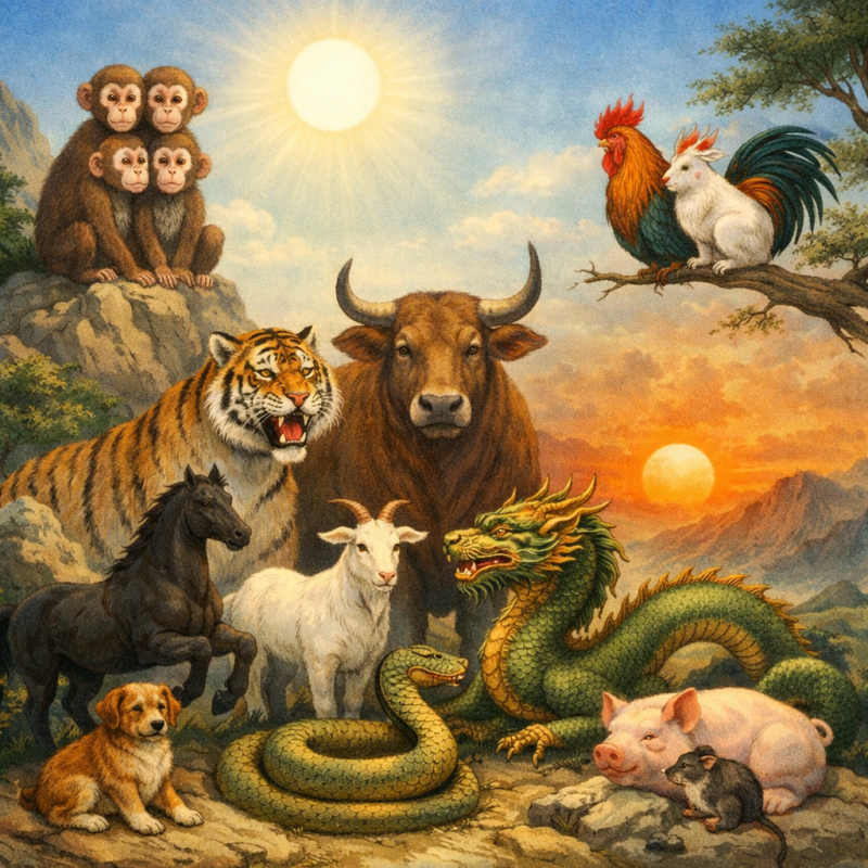 头上安头，日中则昃。能传上界春消息打一个生肖，详细解释