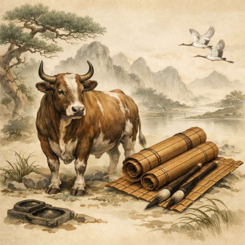 书功笔秃三千管打一个生肖，刚刚全面解释