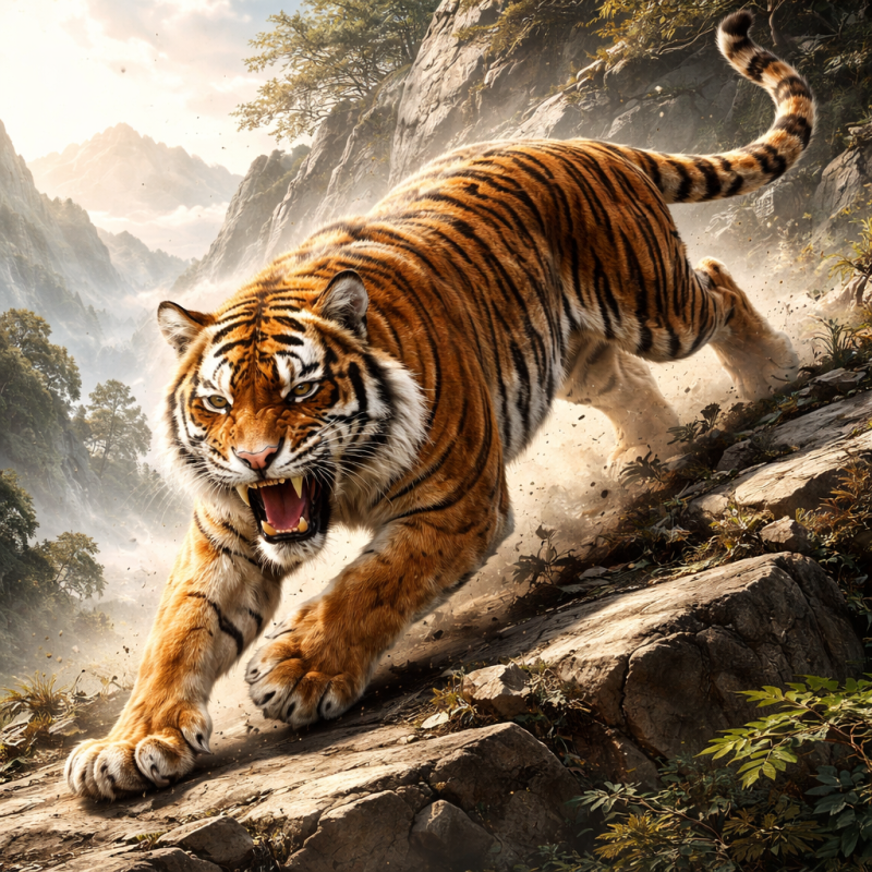 猛虎下山是什么生肖猜一动物生肖，最新解释