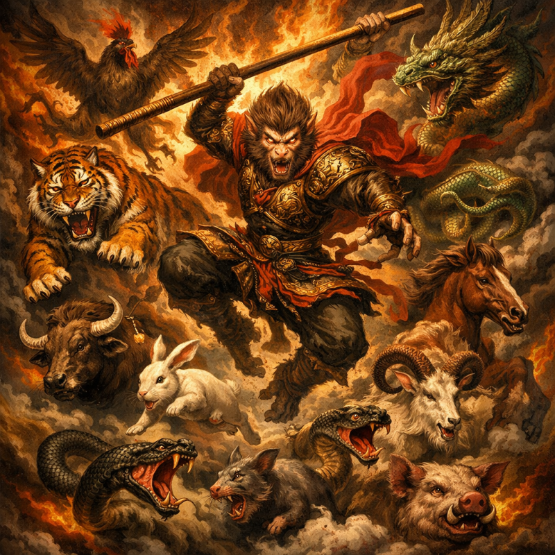 混世魔王打一个生肖，答案落实落实