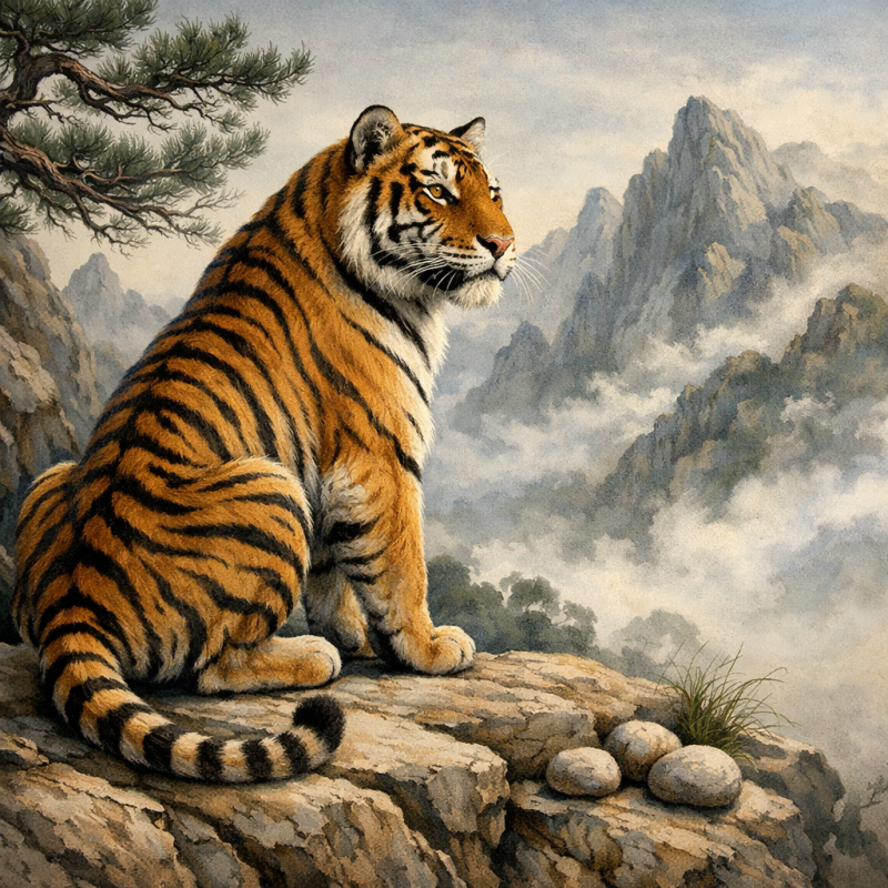 山上猛虎心不慌打一正确生肖，最新解答揭晓