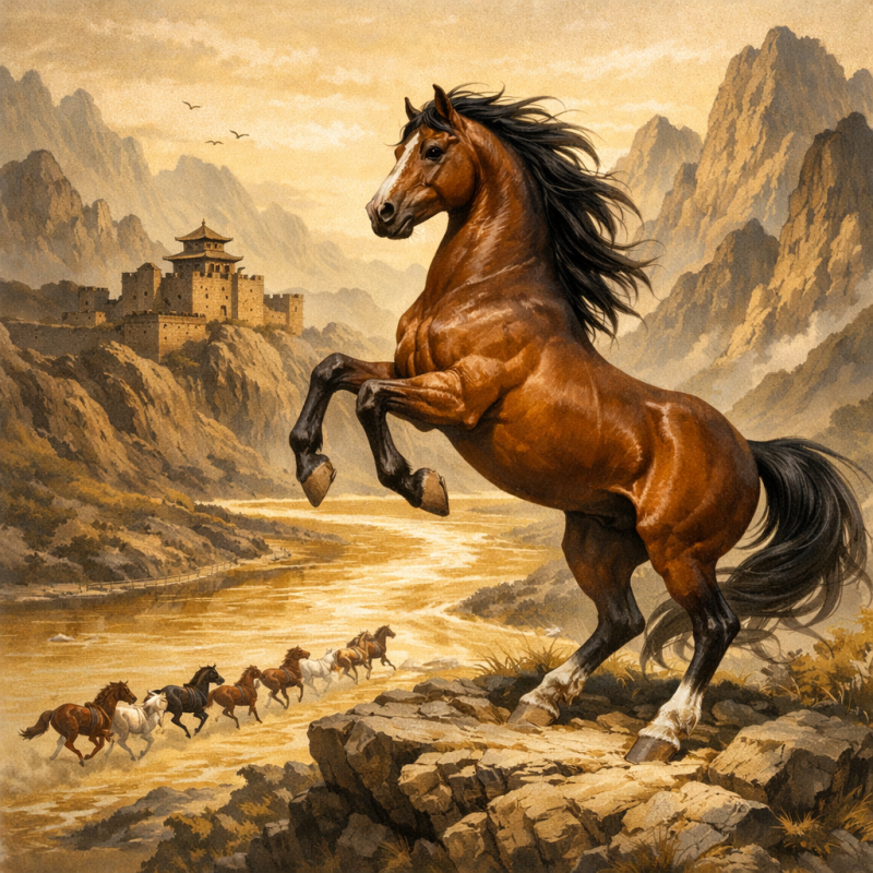 黄河远上三四间，一片孤城万仞山指什么生肖，权威解释诗意