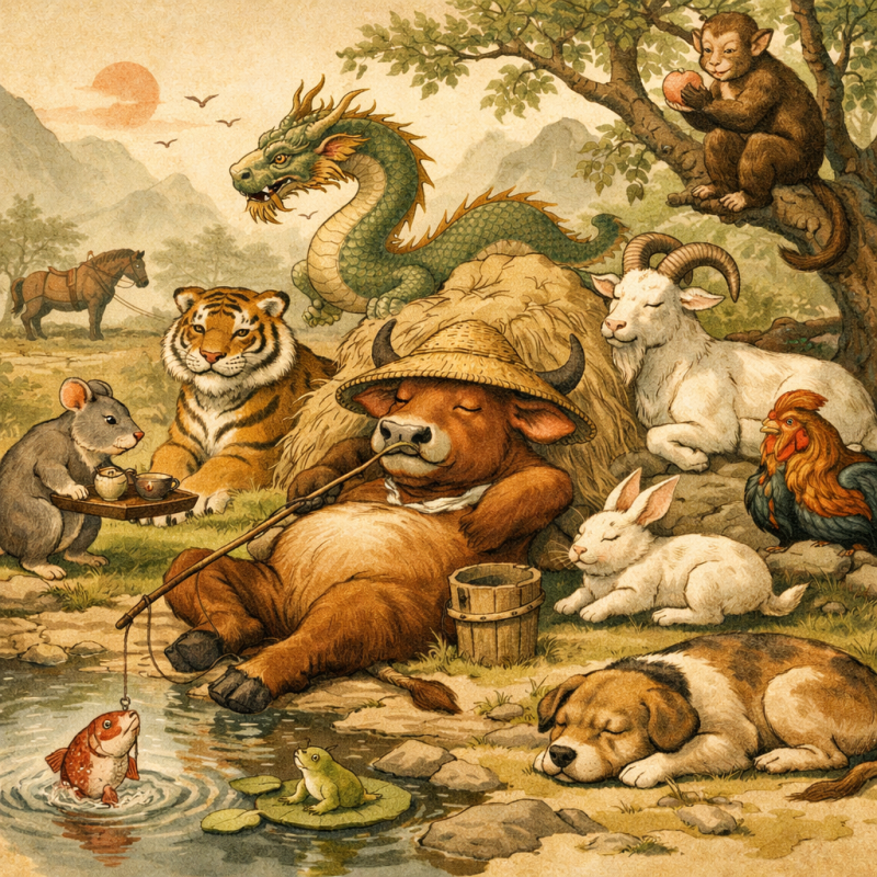 忙里偷闲打一生肖数字，完整解读内涵