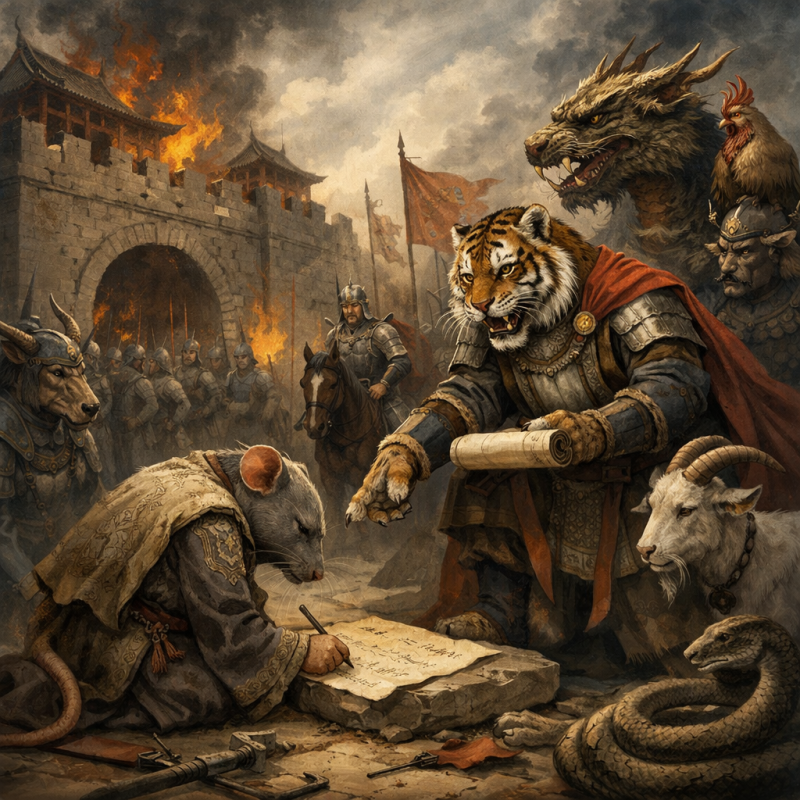 城下之盟打一生肖，精选解释