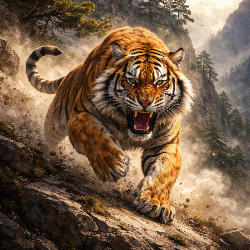 猛虎下山指什么生肖，揭秘解读