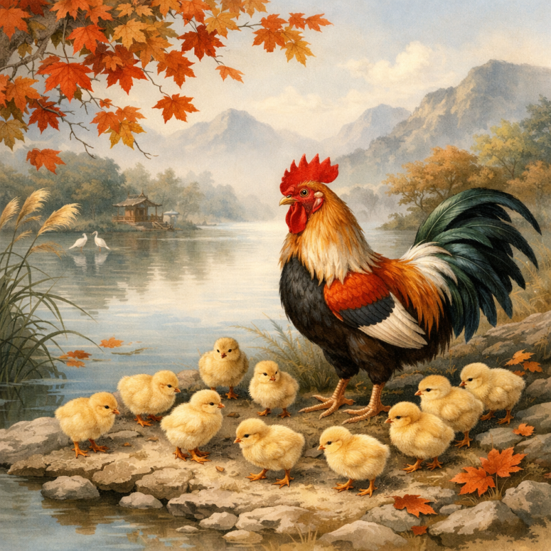 缄隅渌水明秋日，热成迎接嘉宾临代表什么生肖，作答诗意解释