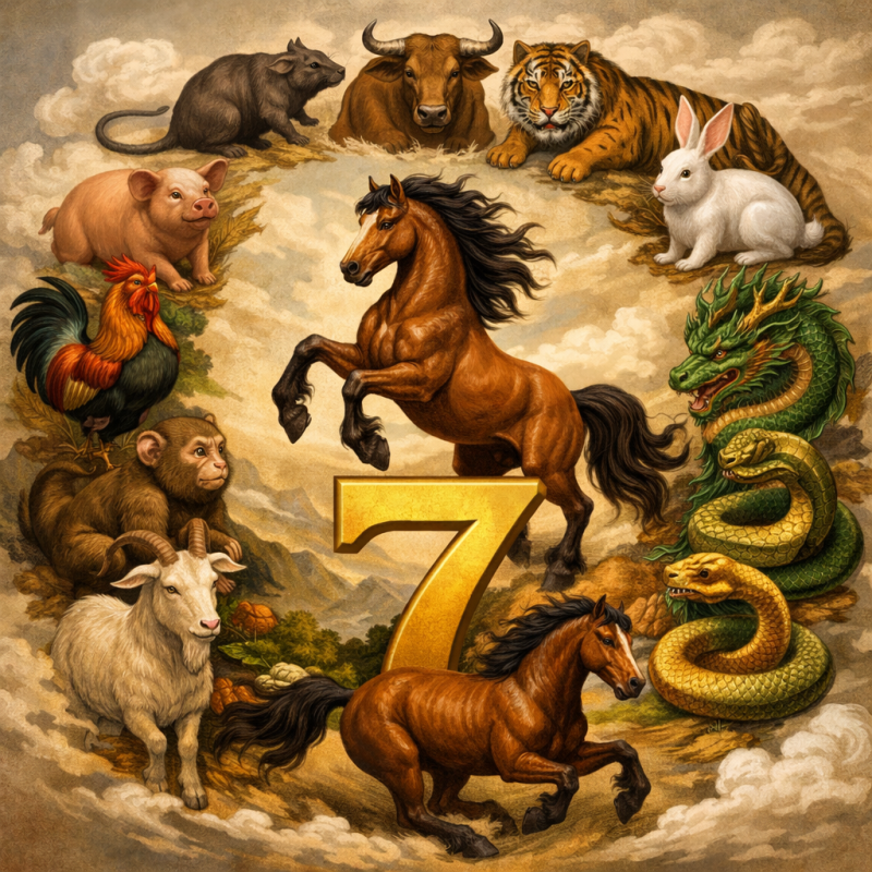 帝王南下右派伴，马虎天子七不清打一个生肖，精选快答解释