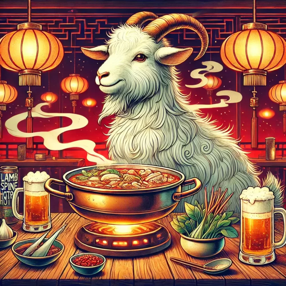 羊蝎子火锅，三瓶啤酒打一生肖，原创解析解答落实