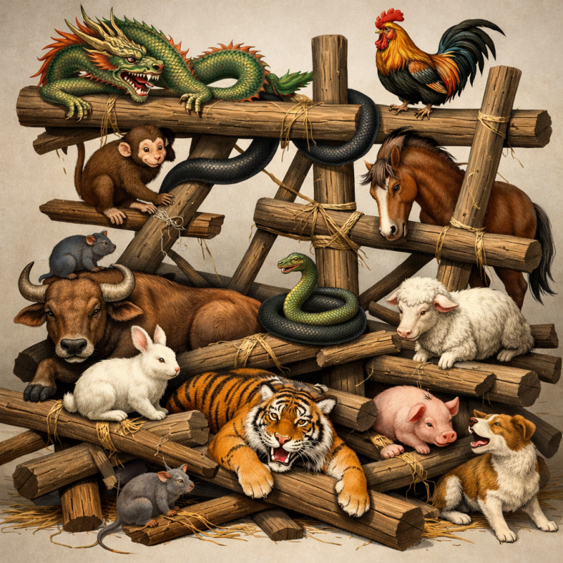 横七竖八打一正确的生肖，结果马上揭晓落实