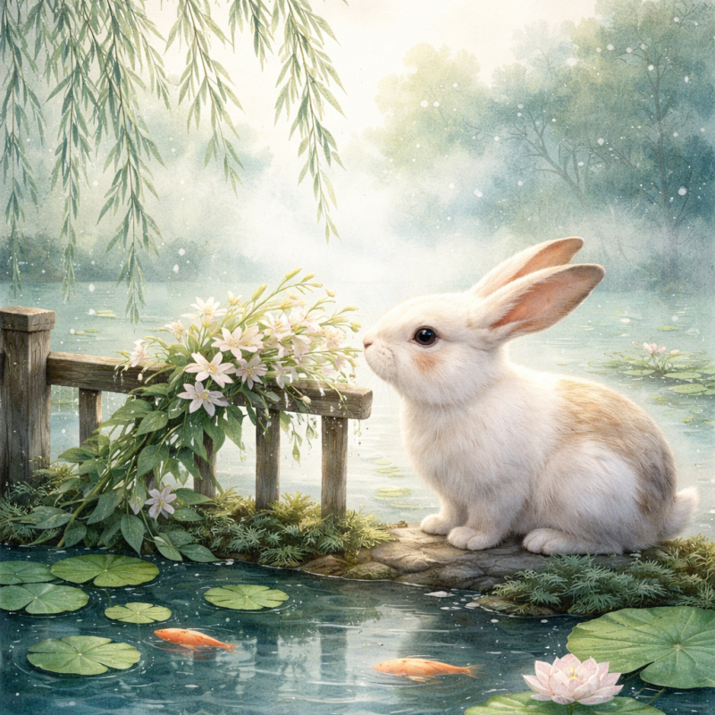 寻香若傍阑千晓，浮萍重叠水团圆打一生肖，精准解答解释