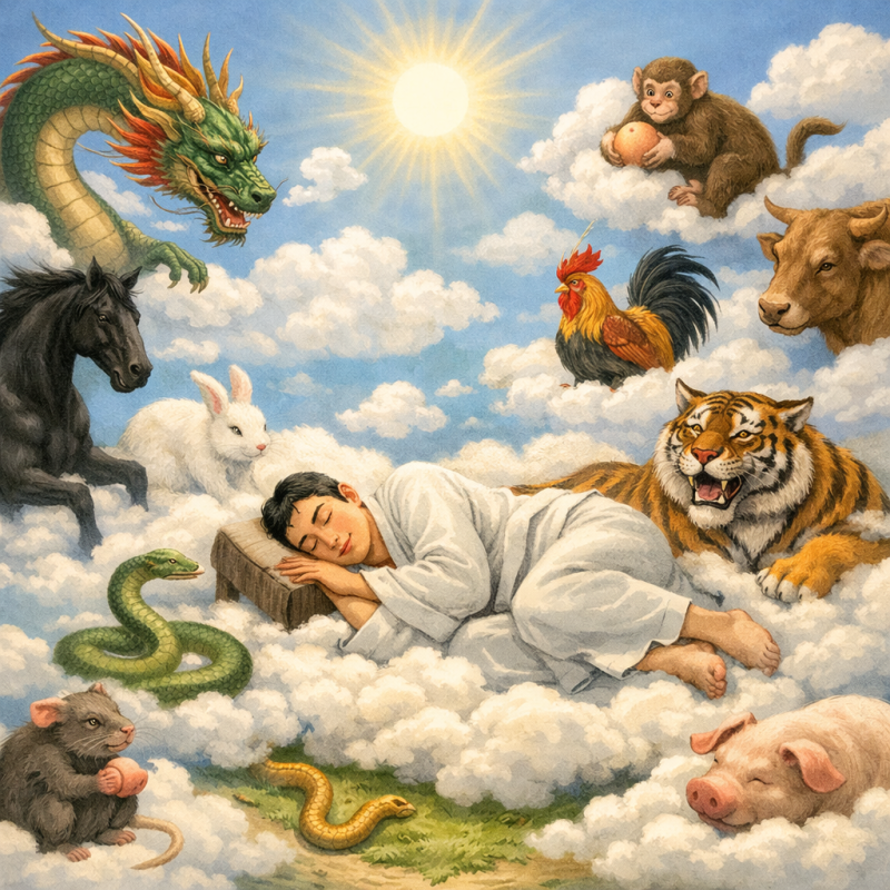 白日做梦打一个生肖，经典解析