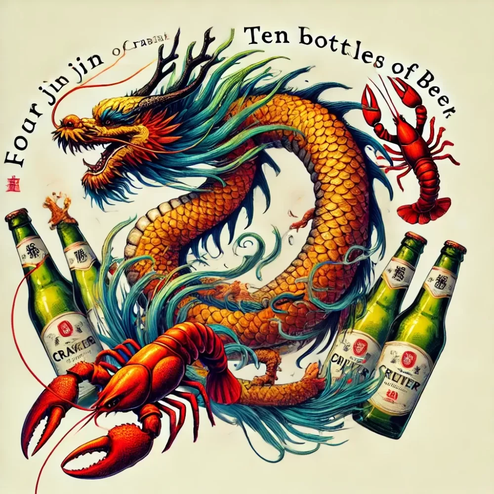 四斤小龙虾，十瓶啤酒打一正确生肖，答案解释