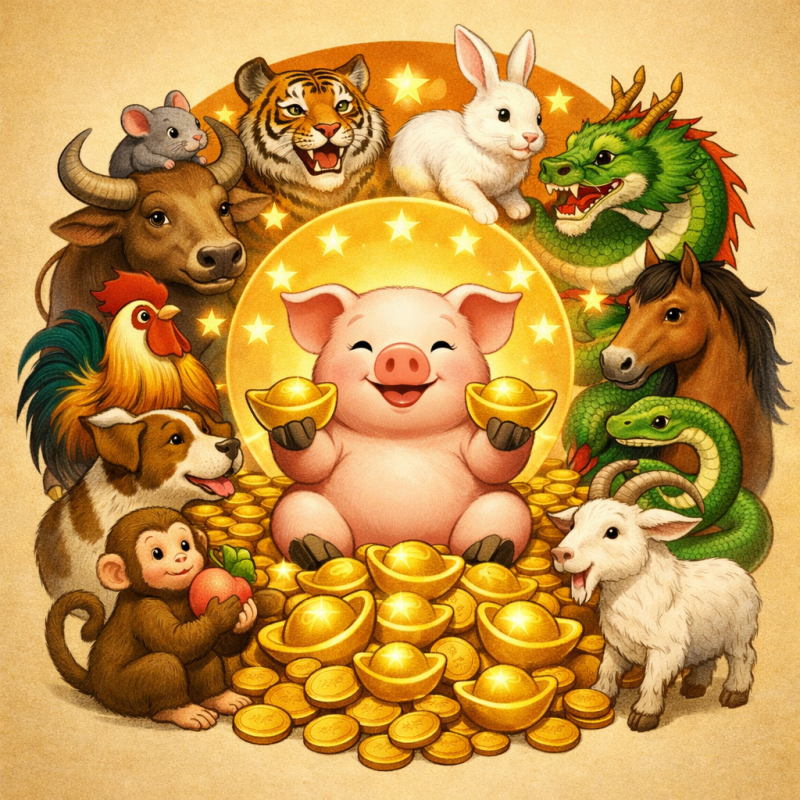 五福临门指什么生肖，科学解析