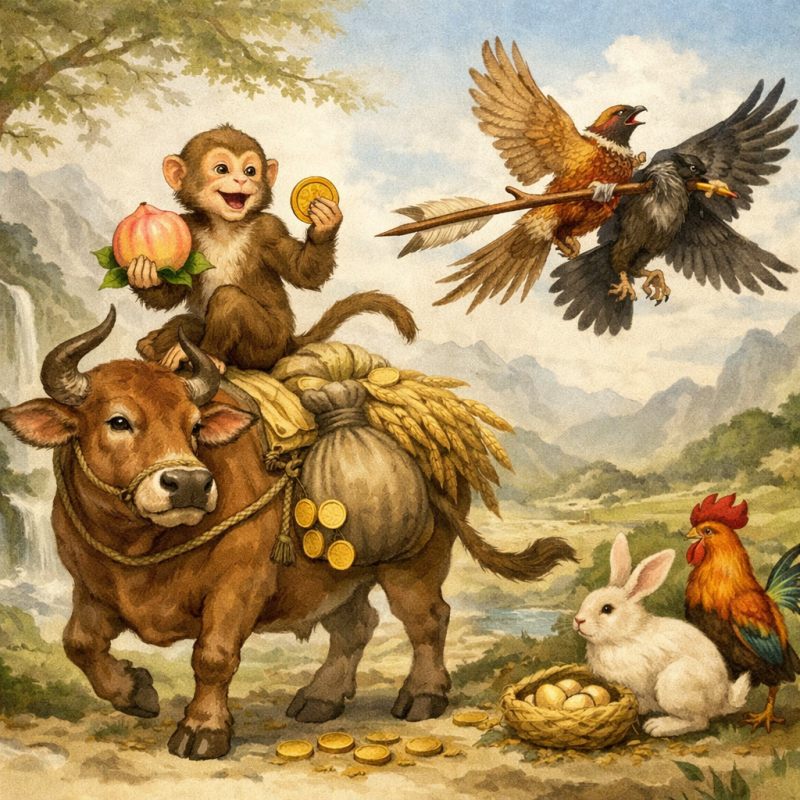 一举两得是什么生肖，词语解答