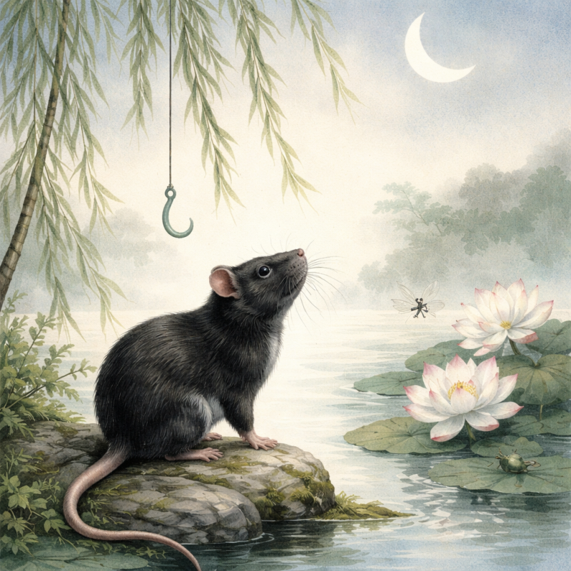 青丝不动玉钩闲打一生肖，答案揭晓