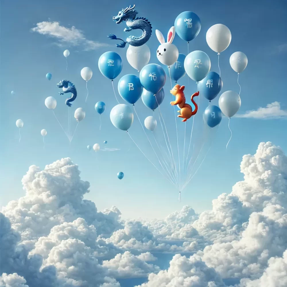 蓝天上的气球打一个生肖，经典资询解释