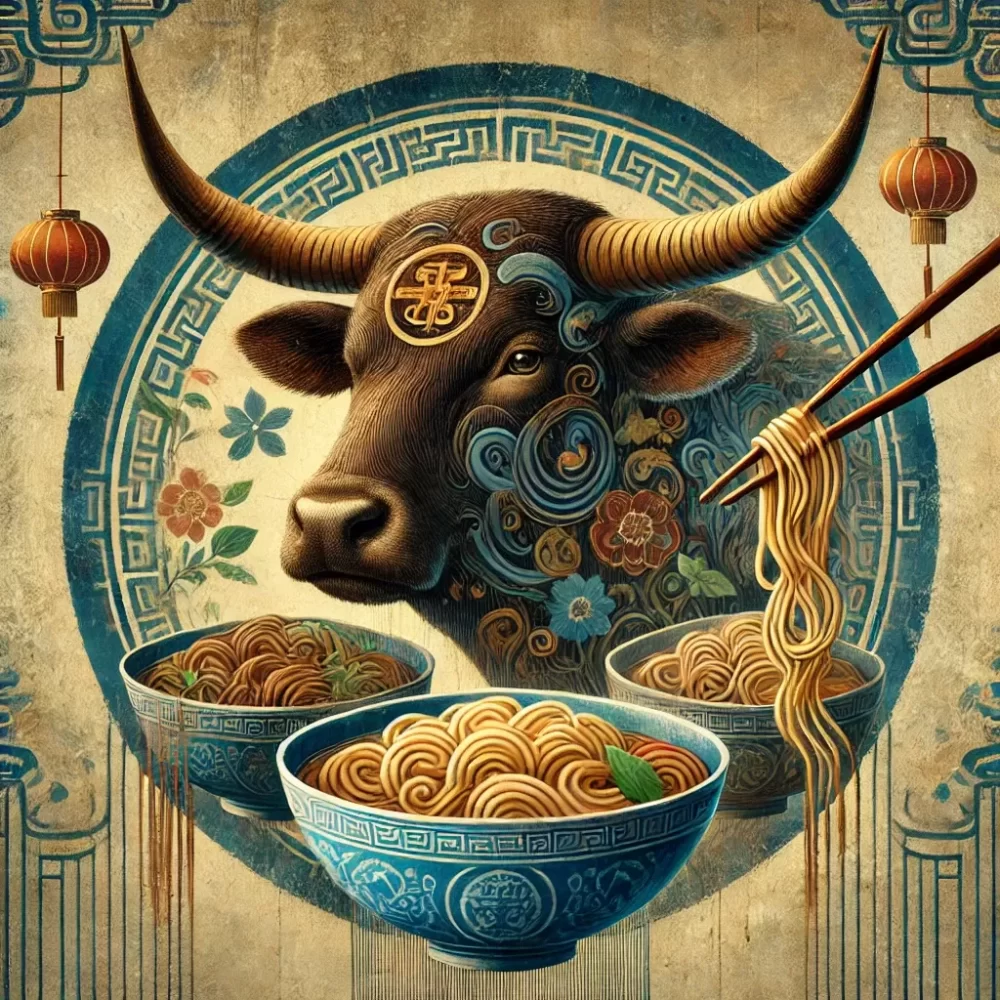 三碗牛肉刀削面，两碗拌面代表什么生肖，深度解析含义