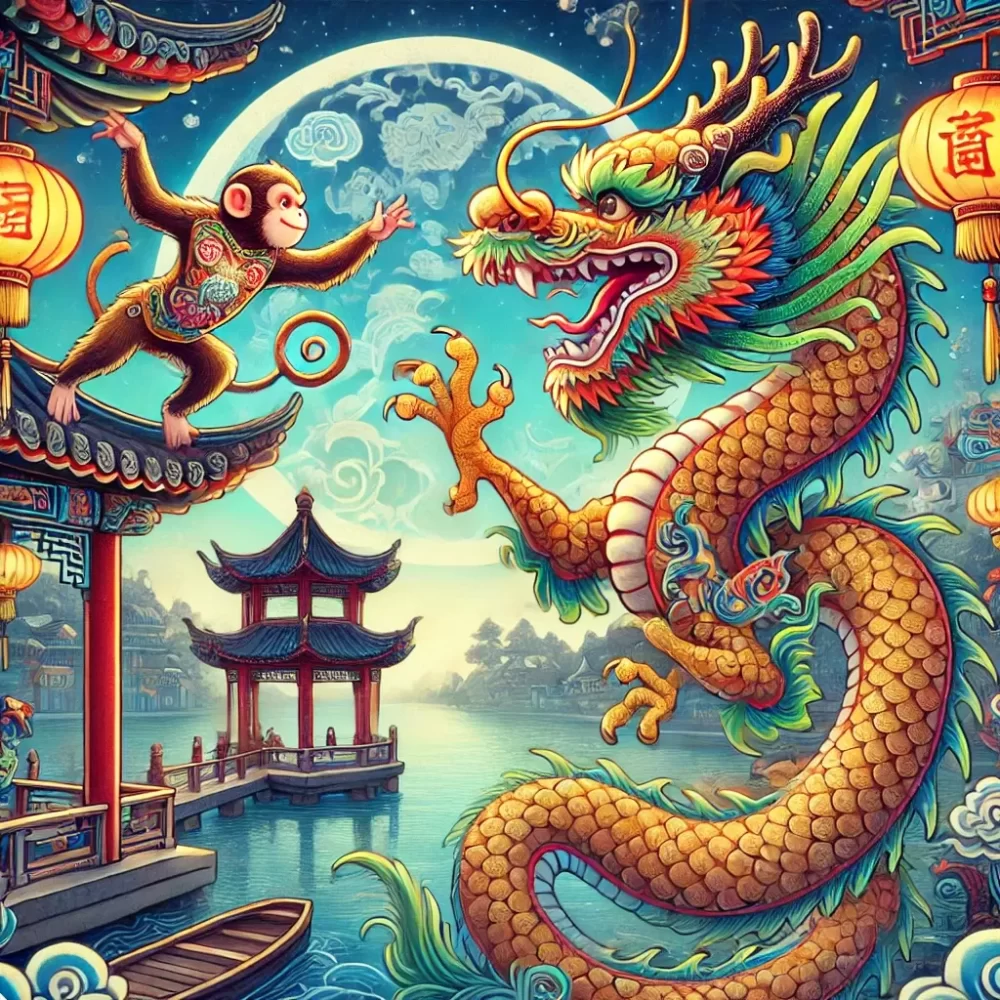 小猴戏耍龙天宫，一南一北跑码头打一个生肖动物，最终结果马上揭晓