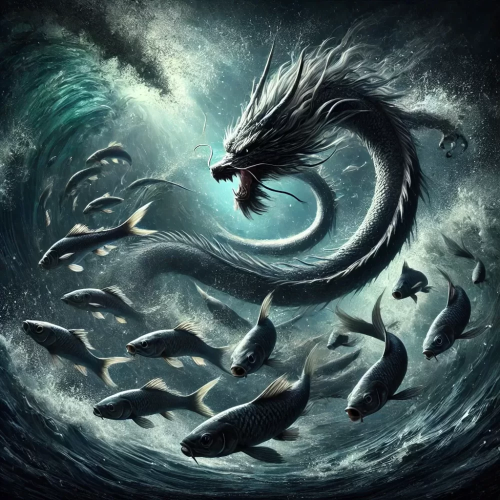 为渊驱鱼打一个生肖动物，深度解析过程