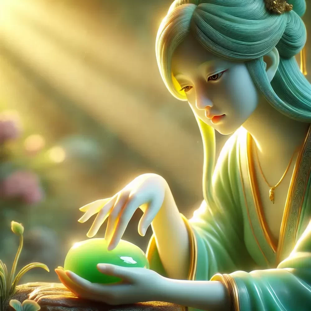 玉手触石，眼含优思。晨华左耀鲜相凌打一生肖，最新全面解释