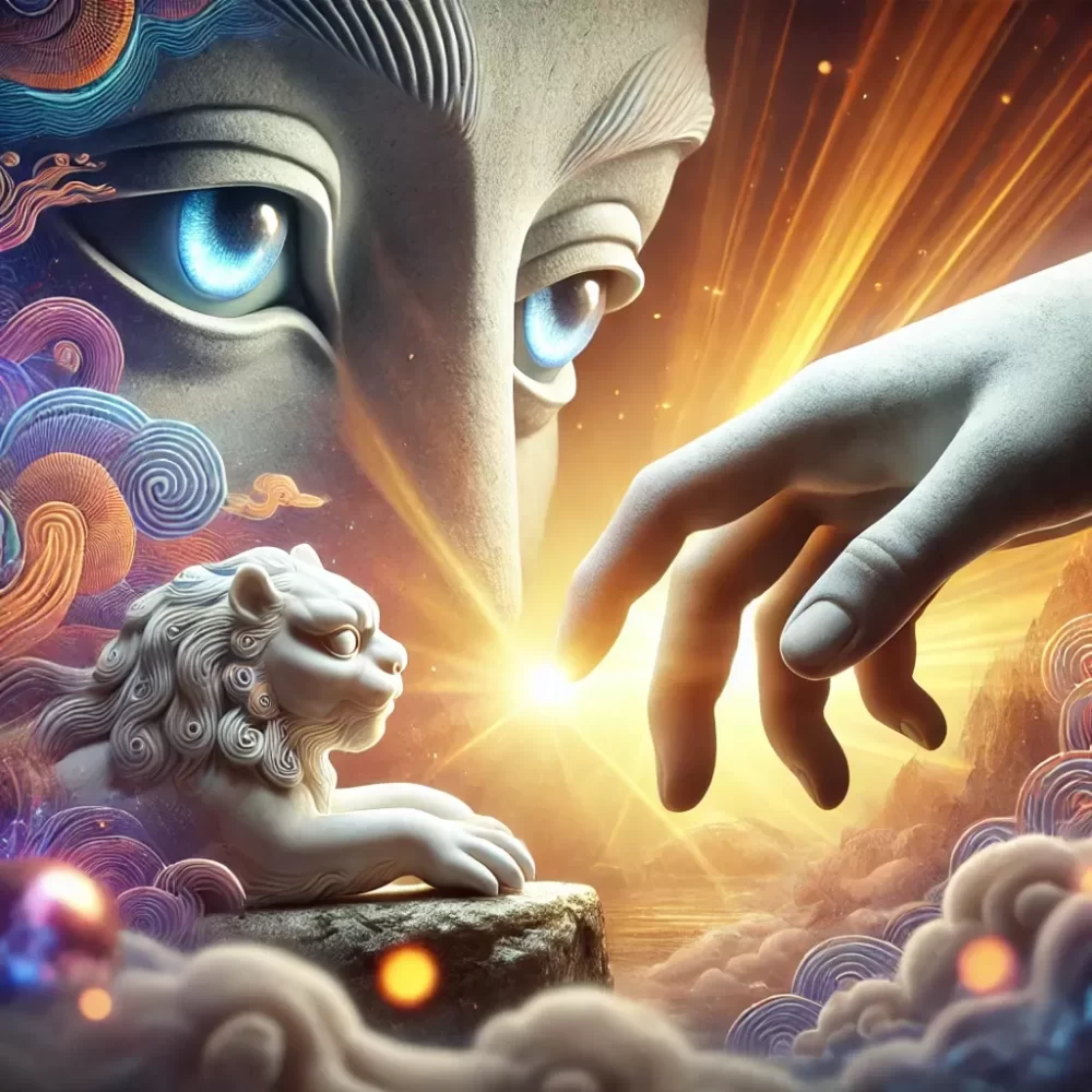 玉手触石，眼含优思。晨华左耀鲜相凌是什么生肖，词语解答解释