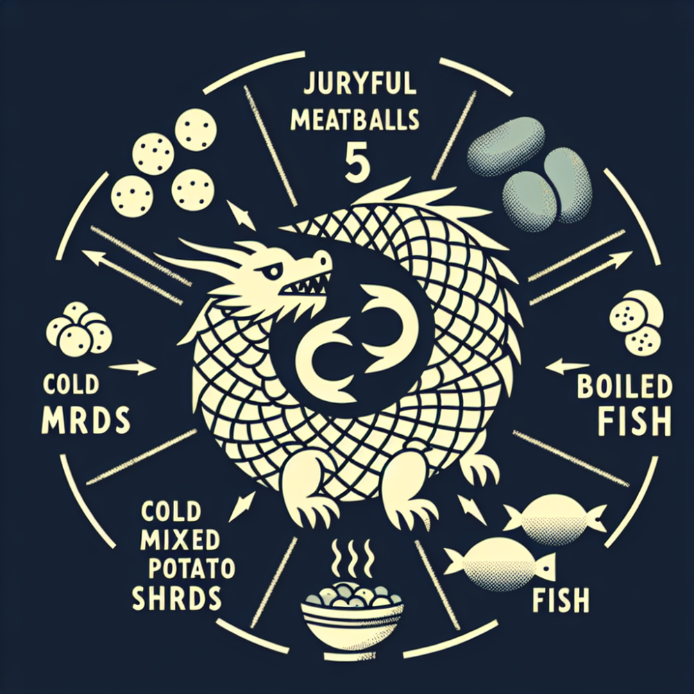 四喜丸子，凉拌土豆丝，水煮鱼指什么生肖，解答科学