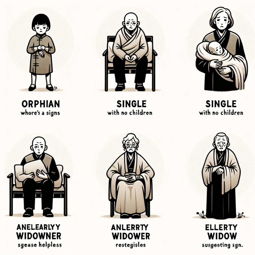 孤独鰥寡是什么生肖，词语解释