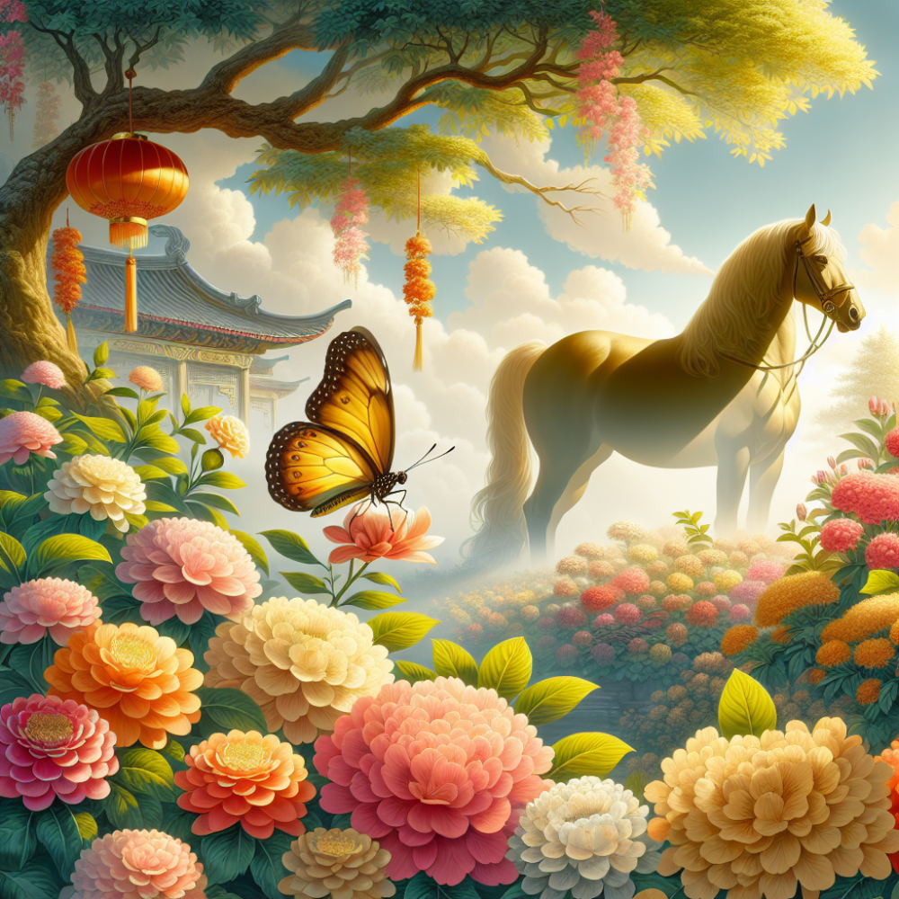 香满名园碟未知，晴花暖送金羁影打一生肖，准确答案解答