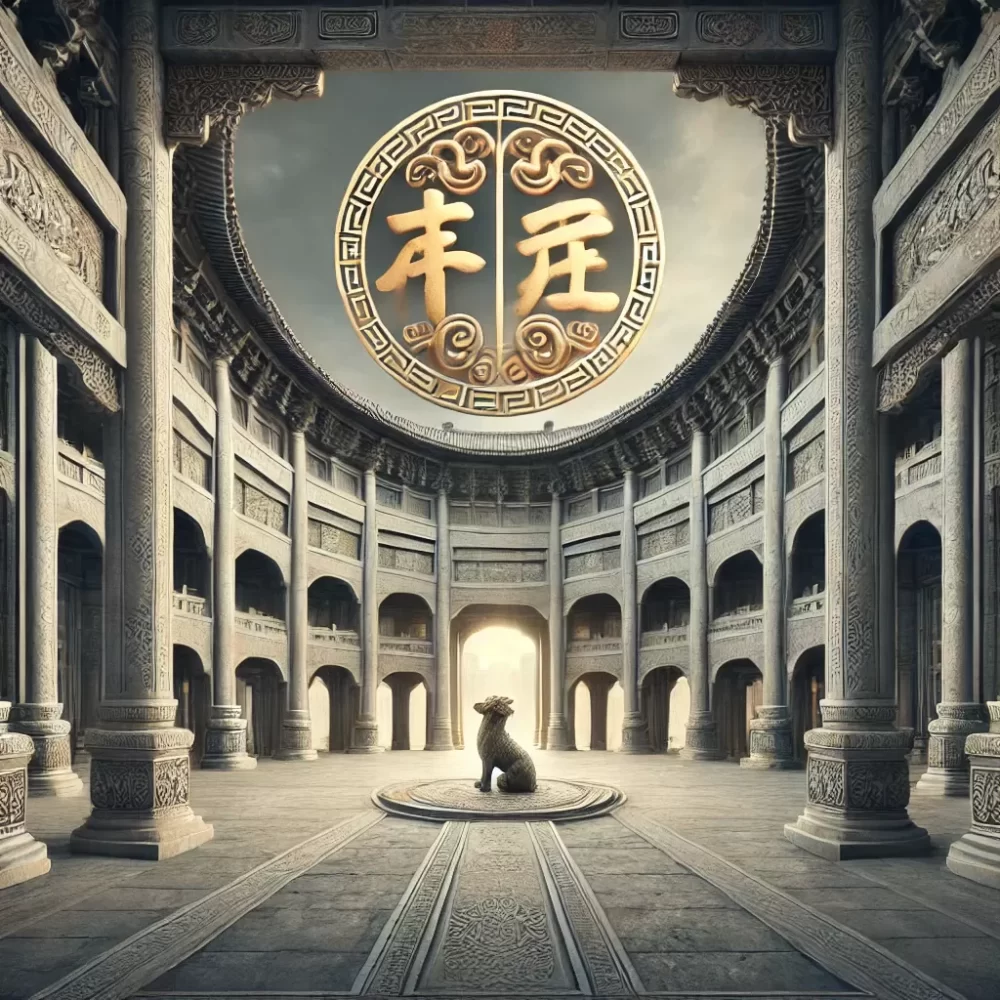 对称两边拱殿堂打一正确生肖，完整解读含义